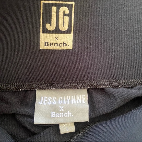 JG BENCH Harem Pants Black Large Wide Waistband Tapered Leg L Boho Pant - Picture 3 of 13